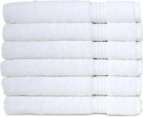 Miniatura 24 de TowelSelections Toallas suaves y absorbentes de algodón para baño, hotel, ducha, spa, gimnasio, toalla de baño, toalla de mano, 2 paños de baño