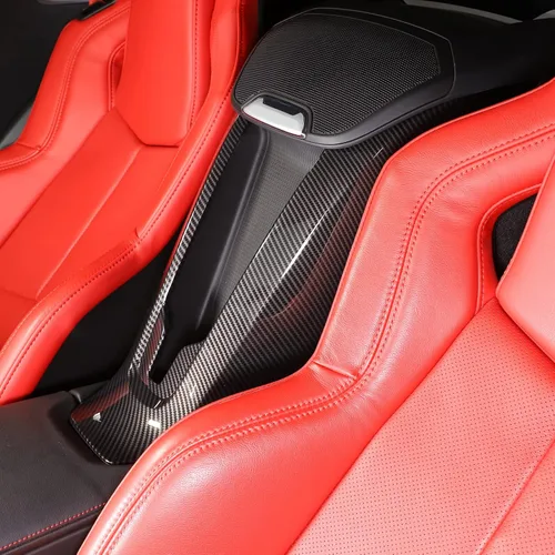 Miniatura 3 de CHEAYAR Funda de cargador de teléfono con patrón de fibra de carbono compatible con Chevrolet Corvette C8 2020-2023, funda de carga inalámbrica