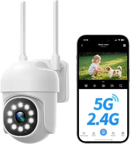 Miniatura 11 de CAMCAMP Sistema de cámara de seguridad de 16 canales, cámaras inalámbricas para seguridad en el hogar, seguimiento automático de 360°, control