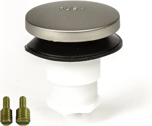 Miniatura 3 de Tapón de drenaje universal para bañera/tina con toque de pulgar (punta de pulgar, accionado por pie) Incluye accesorios de 3/8" y 5/16