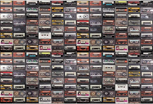 Cassette Tapes Backdrop Vintage Style Music Audio Cassette Tape Photography Background Retro Music Concert Party Backdrop Decors 80s 90s Birthday