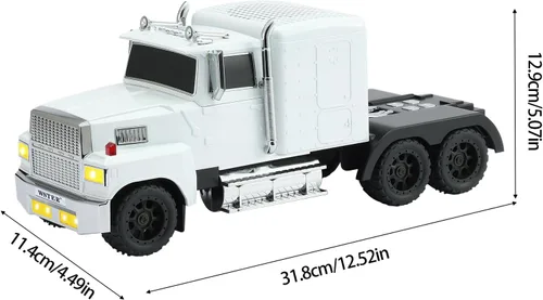 Miniatura 7 de WSTER American Truck Altavoz Bluetooth, modelo de coche retro, inalámbrico portátil con sonido estéreo HD, emparejamiento TWS, reproducción Blanco