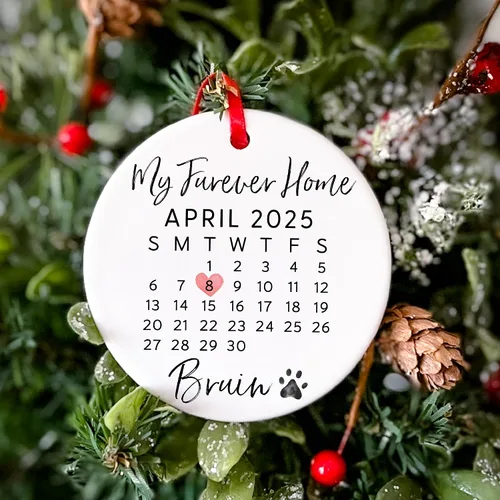 Miniatura 3 de Puppys - Adorno de la primera Navidad 2025 – Adorno de primera Navidad para perro 2025 – Regalos para mamá de perro – Regalos para papá – Perro