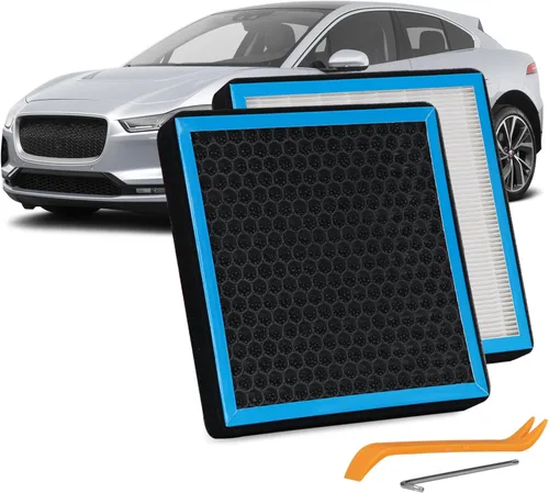 6084C Filtro de aire de cabina compatible con CHRYSLER 200 2015-2017 Jeep Cherokee 2014-2019 Filtro de CA de carbón activado para compartimiento de