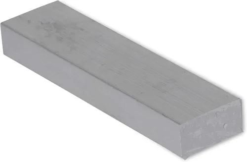 Barra plana de acero inoxidable de 1/2 x 2 pulgadas, placa de uso general 304, 10 pulgadas de largo, culata de molino, 0.5 pulgadas de grosor