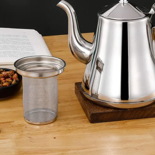 Miniatura 4 de Kichvoe Malla de filtro de tetera de acero inoxidable para té suelto