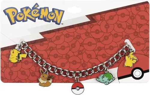 Miniatura 2 de Bioworld Pulsera con dijes de personajes múltiples Pokemon