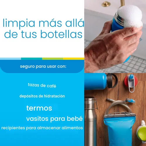 Miniatura 4 de Bottle Bright Pastillas de limpieza de 12, 36, 78 unidades – Limpiador de botellas de agua para acero inoxidable, vasos, termo Elimina las manchas