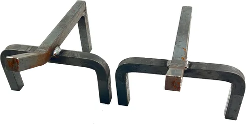 Miniatura 3 de SteelFreak Horno de pizza súper resistente Andiron (10-1/4 pulgadas)