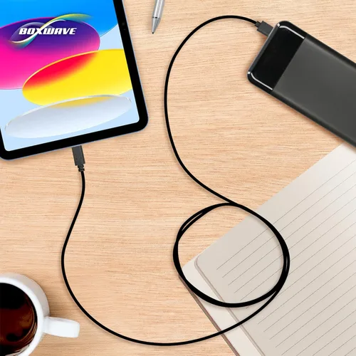 Miniatura 7 de BoxWave Cable compatible con Canon EOS RP - DirectSync - USB 3.0 A a USB 3.1 tipo C, cable USB C de carga y sincronización - 6 pies - Negro