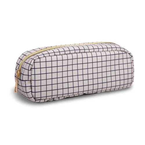 Miniatura 109 de Estuche pequeño para lápices y maquillaje para bolso, lindo estuche de lápices, bolsa de pinceles de maquillaje de nylon con cremallera, estuche