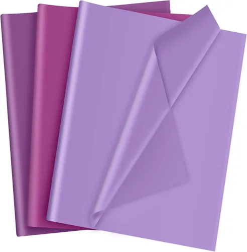 Miniatura 8 de 30 hojas de papel de seda naranja para embalaje, bolsas de regalo, decoración, papel de regalo a granel para bodas, cumpleaños, proyectos DIY
