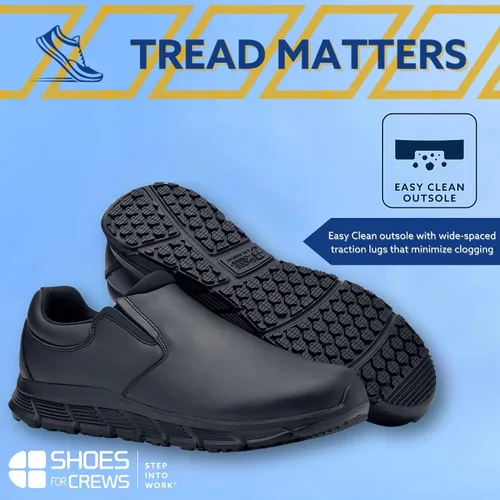 Miniatura 4 de Shoes for Crews Zapatos de trabajo antideslizantes para hombre, cómodos, antideslizantes, ideales para restaurantes, salud, personal minorista