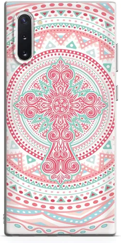 Miniatura 14 de Inspired Cases - Compatible with iPhone Xs Max Case - 3D Textured Protective Phone Case for Apple iPhone Xs Max - Ornate Cross - Coral and Mint