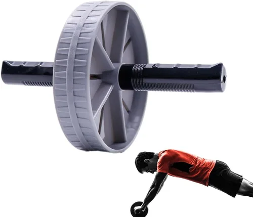 Ab Exercise Roller Core – Equipo de fortalecimiento muscular de entrenamiento, elegante, asas suaves, entrenamiento, gimnasio cuerpo fitness y