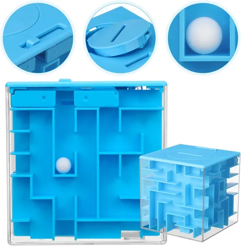 Miniatura 3 de Paquete de 10 cajas de rompecabezas de laberinto de dinero para regalo en efectivo, divertido soporte para dinero, cajas de regalo de rompecabezas