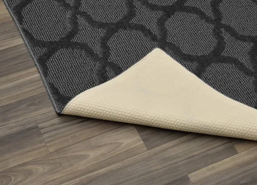 Miniatura 66 de Garland Rug Sparta - Alfombra antideslizante de polipropileno de 2 pies x 12 pies, color negro, ideal para salas de estar y pasillos, elegante