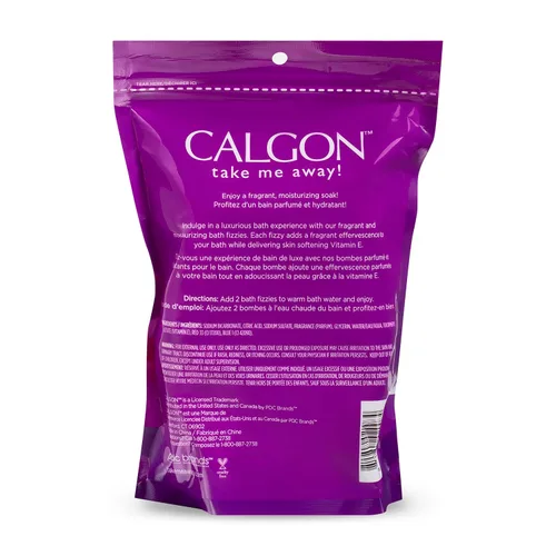 Miniatura 6 de Calgon Gaseosos de baño, lavanda y miel, 8 piezas