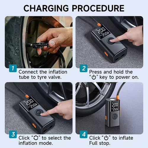 Miniatura 6 de Arrancador de batería de coche de 10000 A (para todo gas o hasta 12L Diesel) Potente arrancador de coche con carga rápida USB dual y salida de CC