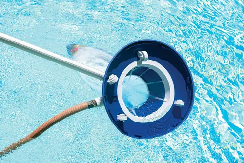 Miniatura 5 de Poolmaster 28300 Cabezal manual de aspiradora de hojas para piscina Big Sucker, azul