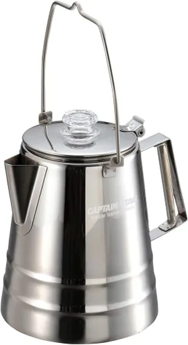 Miniatura 9 de Captain Stag M-1225 18-8 Percolador de acero inoxidable 3 tazas