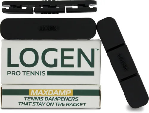 LOGEN Amortiguador de Tenis – Se queda en la raqueta – Pack de 3 amortiguadores de raqueta de tenis – Absorbe golpes y vibraciones de tenis – Ónice