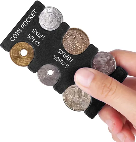Miniatura 2 de kekafu Estuche organizador y almacenamiento para monedas de Yen japonés, organizador y dispensador de monedas, organizador y dispensador de monedas