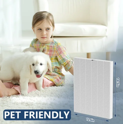 Miniatura 4 de Colorfullife Paquete de 2 filtros True HEPA 115115 tamaño 21 A para purificador de aire Winix PlasmaWave 5300-2, C535, P300, 6300-2, 5300, 9000
