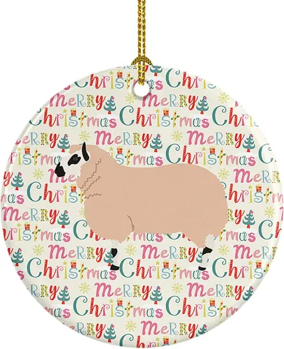 Miniatura 70 de Caroline's Treasures Adorno de cerámica de avestruz común para árbol de Navidad, decoración colgante para el hogar, Navidad, vacaciones, fiesta