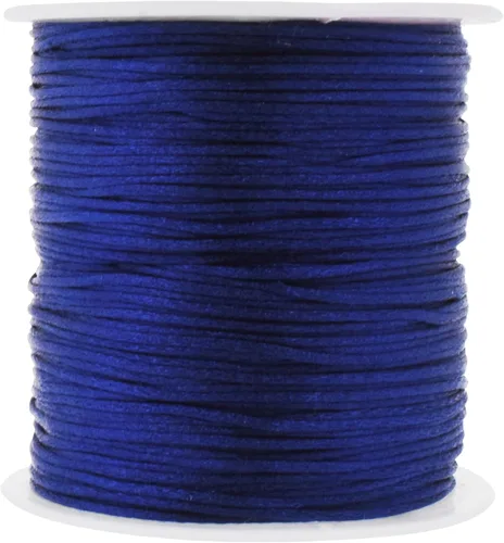 Miniatura 84 de Mandala Crafts Cordón de Satén de Nailon 2mm Cordón Rattail Champagne - 100 Yardas Cordón de Nailon Chino para Nudos Cordón de Seda Cola de Rata