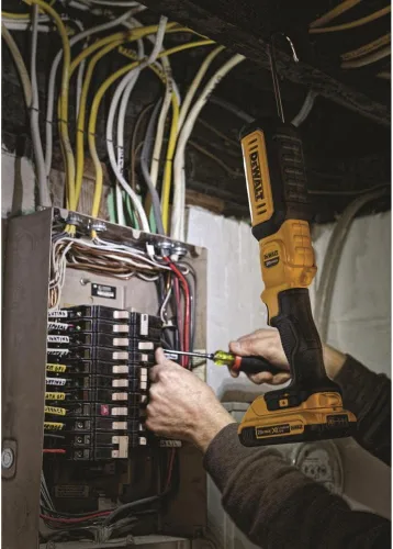 Miniatura 2 de DEWALT 20 V MAX - Luz de trabajo LED, linterna recargable, cabezal giratorio, solo herramienta (DCL050)