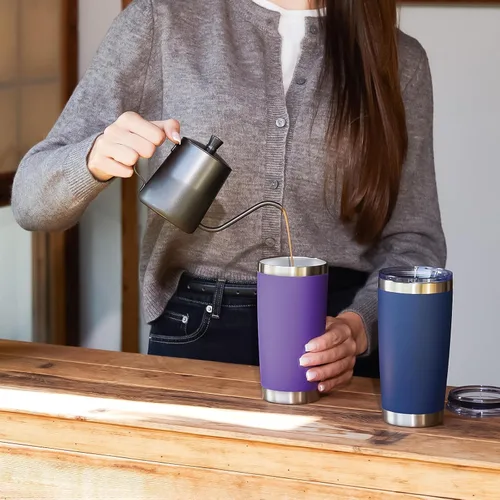 Miniatura 8 de MEWAY - Vaso de 20 onzas para café Azul marino