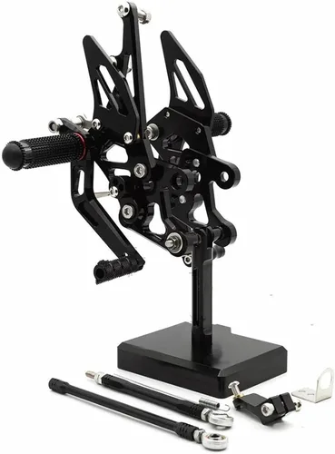 Miniatura 6 de Motorbike Foot Rests For FZ8 For FZ For 8 2010-2013 Motorcycle Rearset Footrest Footpeg Rear Set Adjustable Footrest Pedals(Black)