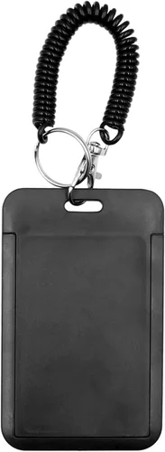 Miniatura 4 de JUMISEE Transparente acrílico Kpop Photocard titular negro tarjeta de crédito tarjeta protectora caso exhibición foto titular bolsa colgante