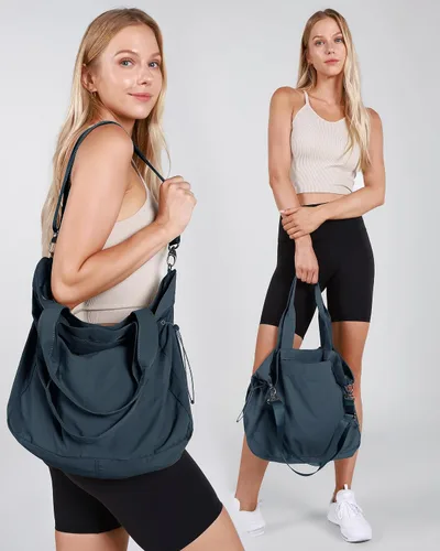 Miniatura 2 de ASLABCREW Bolsa de mano para mujer, 18L con cincha lateral con correa ajustablebolsa de mano extra, bolsa de hombro ligera