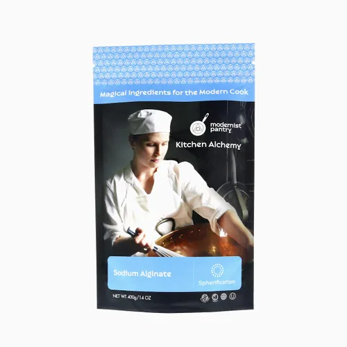 Miniatura 9 de Alginato de sodio puro (gastronomía molecular) Sin OMG vegano OU Kosher Certificado - 100 g/4 oz