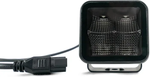 Miniatura 10 de DV8 Offroad Cápsula de luz LED ámbar todoterreno serie Elite de 3 pulgadas Patrón de luz de inundación Tamaño: 3 "x 3" x 2.75 pulgadas Carcasa