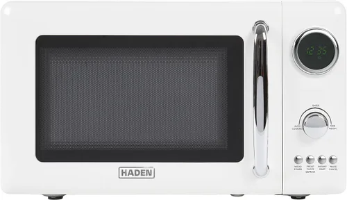 Miniatura 10 de Haden Horno microondas de 700 vatios y 0.7 pies cúbicos con controles digitales, descongelación e inicio instantáneo para encimera