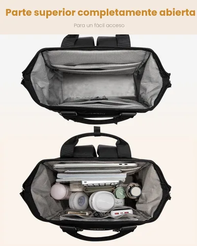 Miniatura 4 de LOVEVOOK - Mochila para laptop, para viaje de trabajo, bolso de enfermera, profesor, médico, viajero, para computadora de negocios, mochila