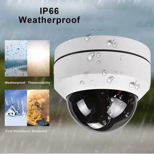 Miniatura 6 de EVERSECU Mini cámara PTZ RS485 HD analógica 1080P 4X Zoom (0.110-0.472 in) 65ft IR distancia al aire libre Cámara domo de alta velocidad IP66