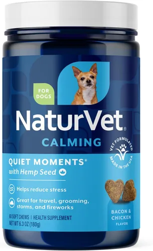 Miniatura 19 de NaturVet Quiet Moments Spray Calmante Herbal para Habitación Suplemento para Perros – Ideal para Automóviles, Jaulas para Perros, Nuevos Entornos