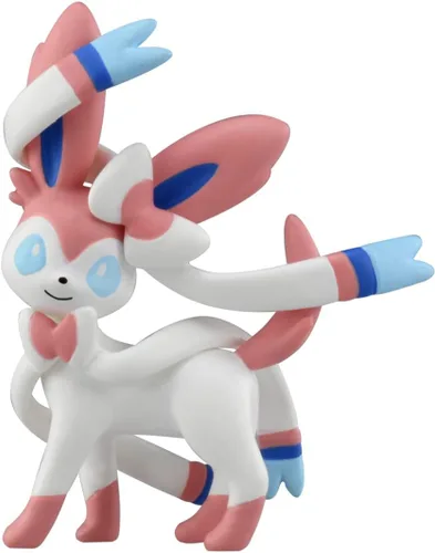 Takara Tomy Pokemon Moncolle Sylveon Pokemon Figura Juguete 4 años en adelante Juguete Estándar de seguridad aprobado ST Mark Certificado Pokemon