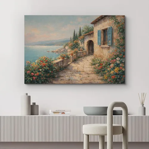 Miniatura 77 de wall26 Prado con álamos por Claude Monet - Arte moderno impresionista, arte en lienzo para el hogar, 12 x 18 pulgadas