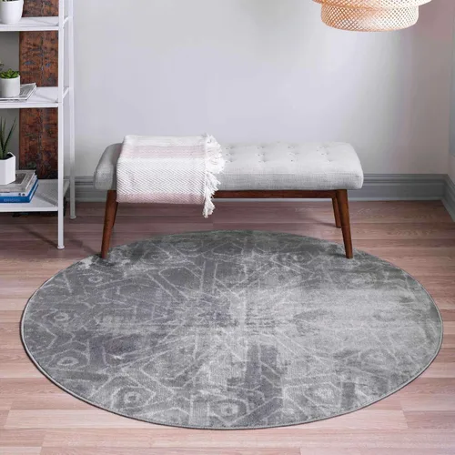 Miniatura 12 de Unique Loom Sofia Collection Alfombra de área – Rainier (2' 2" x 3' 1" Rectángulo, gris oscuro/gris)