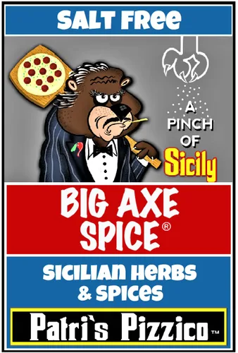 Miniatura 3 de Botella tamaño chef de 12 oz. Patri's Pizzico Sicilian - Big Axe Spice Salt-Free Seasonings Bulk