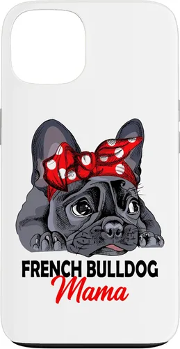 Miniatura 7 de iPhone 13 Pro Max Frenchie Mama Lindo Bulldog Francés Perro Mamá Divertido Estuche de Regalo para Mujer