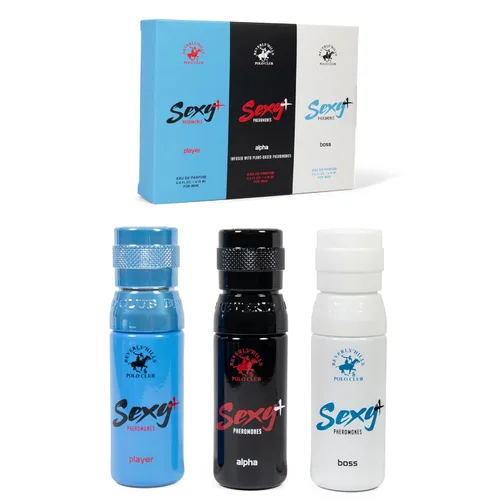 Miniatura 9 de Beverly Hills Polo Club Sexy + Pheromones Player EDP Spray - Colonia de feromonas para hombres con aceites esenciales naturales, aroma fresco