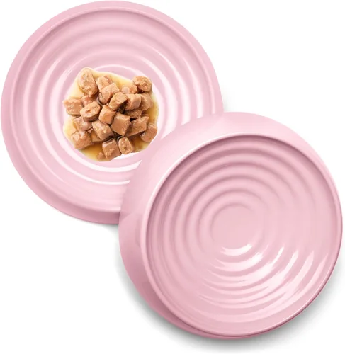 Miniatura 23 de CatGuru - Tazón para comida de gato, alivia la fatiga de los bigotes, plato ancho para gato, tazones antideslizantes para gatos, tazones poco