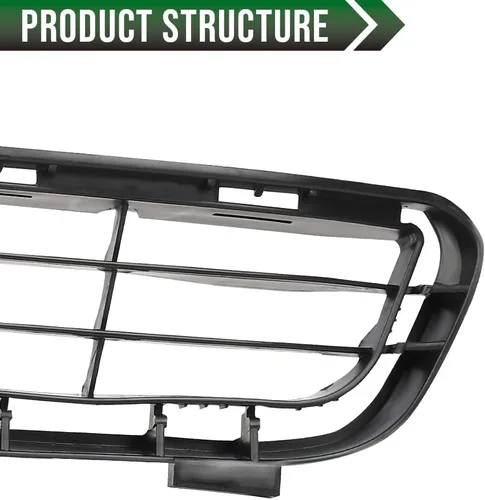Miniatura 4 de GRAND ORANGE Repuesto de rejilla central inferior para parachoques delantero compatible con Toyota Camry Hybrid 2007-2009, 53112-06010, repuesto