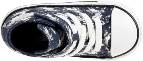 Miniatura 6 de Converse Chuck Taylor All Star Unicorn Print Velcro High Top Sneaker para niños